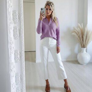 Joe Fresh Textured Knit Polo Sweater